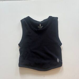 Free People Black Athletic Tank Top
